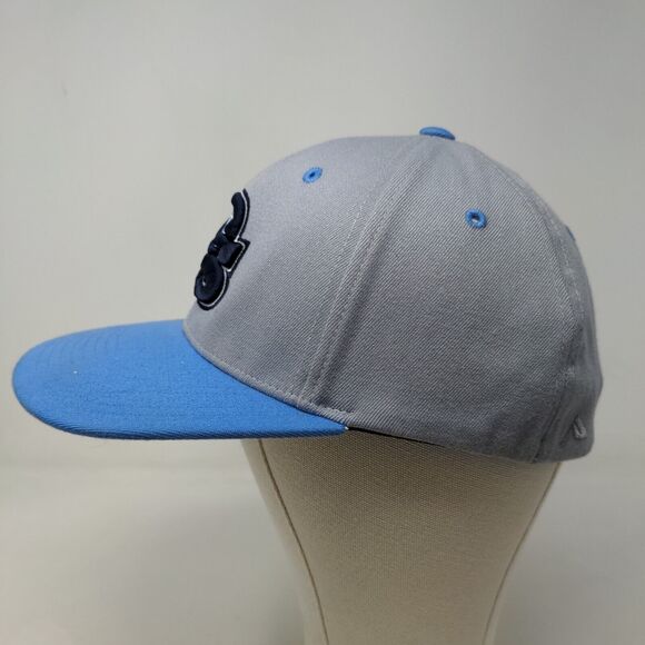 Pacific Headwear Men's Fitted Hat Gray Size L/XL Embroidered Big Logo DS Diamond - Picture 3 of 8